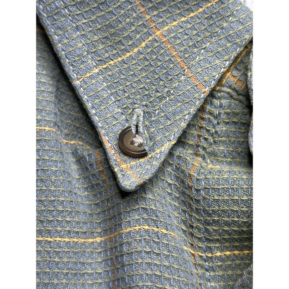 VINTAGE The Territory Head Shirt Adult 2XL XXL Green Plaid Preppy Casual Mens - Picture 6 of 12